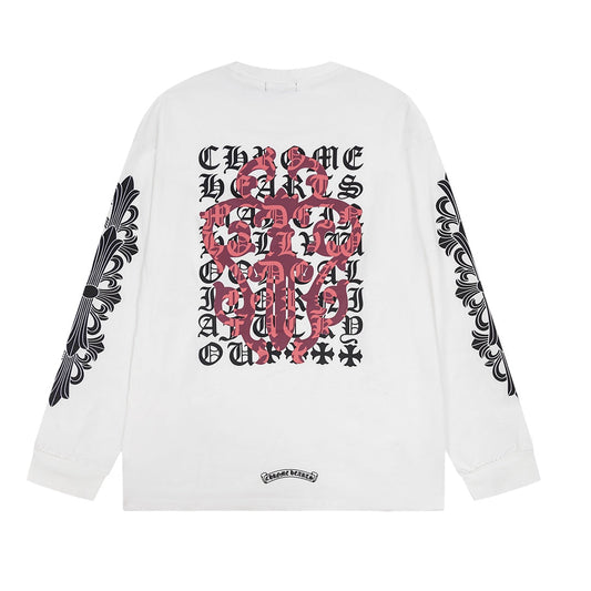 Chrome Hearts Men's Long-Sleeve T-shirt Sweatshirt 8800